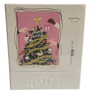 Anthropologie Jiggy Tinsel Time Puzzle